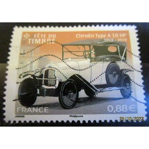 2019. F5302: Fête Du Timbre : Voiture Ancienne.