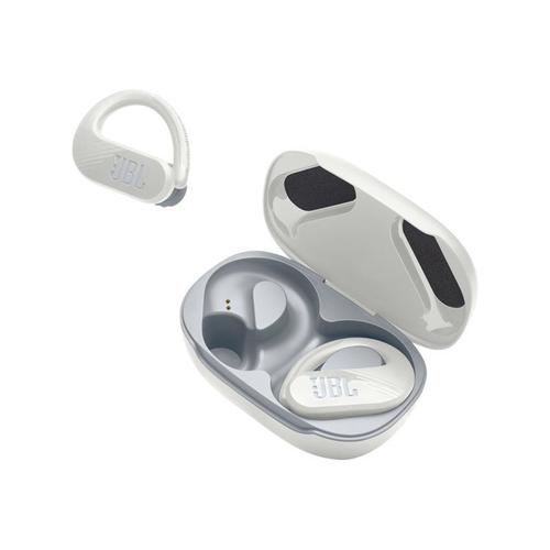 JBL Endurance Peak 3 - Écouteurs sans fil avec micro - embout auriculaire - montage derrière le cou - Bluetooth - blanc
