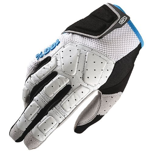 Gant Simi 100% Mtb Glove Grey/Cyan - Size M