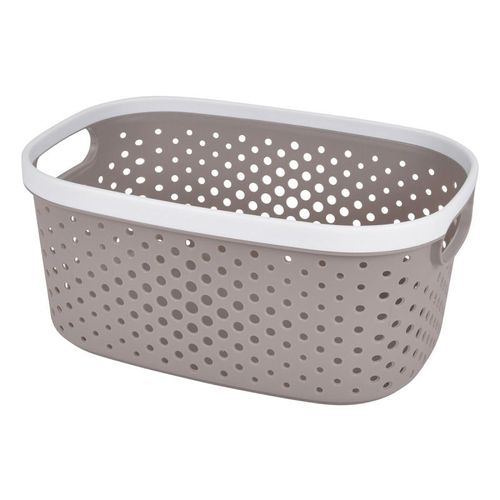Panière à Linge "Ajourée" 3,5L Taupe