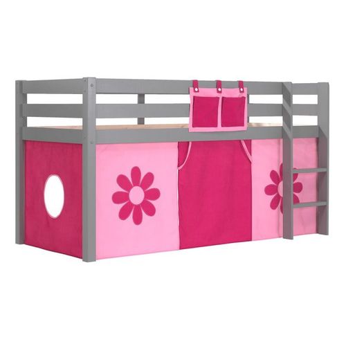 Lit Enfant "Pino Flower" 90x200cm Gris