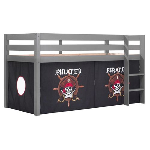 Lit Enfant "Pino Pirates Ii" 90x200cm Gris
