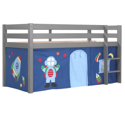 Lit Enfant "Pino Astronaute Ii" 90x200cm Gris