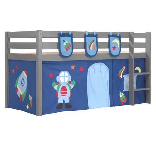 Pack - Lit Enfant, Tente & 3 Pochettes "Pino Astronaute Ii" Gris