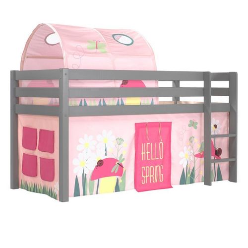 Pack - Lit Enfant, Tente & Tunnel "Pino Spring" Gris
