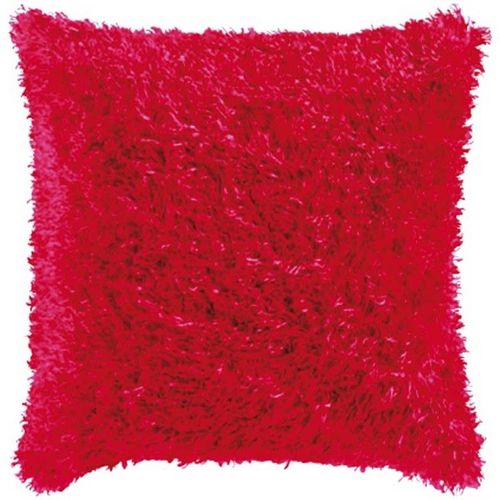 Housse De Coussin "Fourrure" 40x40cm Rouge