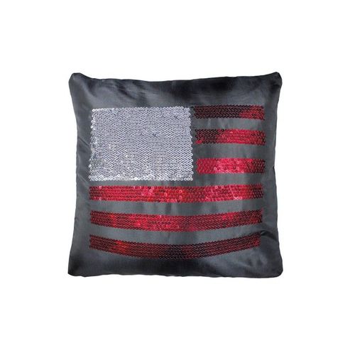 Housse De Coussin "Strass" 40x40cm Us Flag