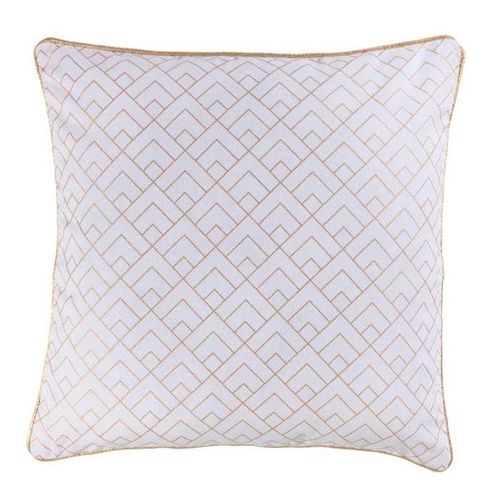 Housse De Coussin Déco "Darma" 40x40cm Or