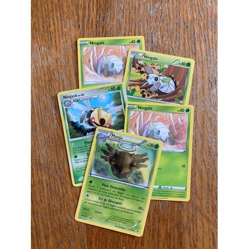 (2463) Munja + Ninjask + 3x Ningale (Pokemon)