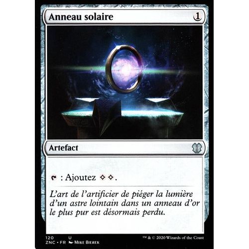 Anneau Solaire - Magic - Deck Commander Renaissance De Zendikar - U - 120