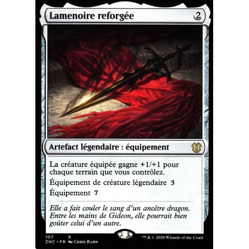 Lamenoire Reforgée - Magic - Deck Commander Renaissance De Zendikar - R - 107