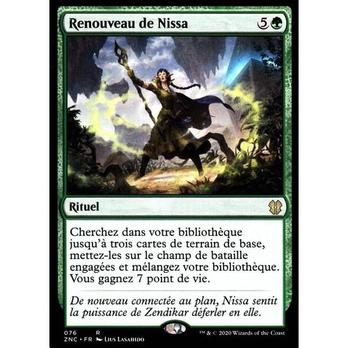 Renouveau De Nissa - Magic - Deck Commander Renaissance De Zendikar - R - 76
