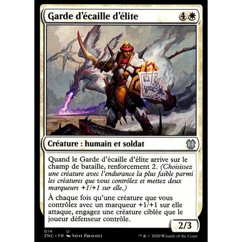 Garde D'écaille D'élite - Magic - Deck Commander Renaissance De Zendikar - U - 14