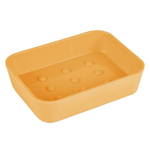 Porte Savon Soft Touch "Vitamine" 12cm Ocre