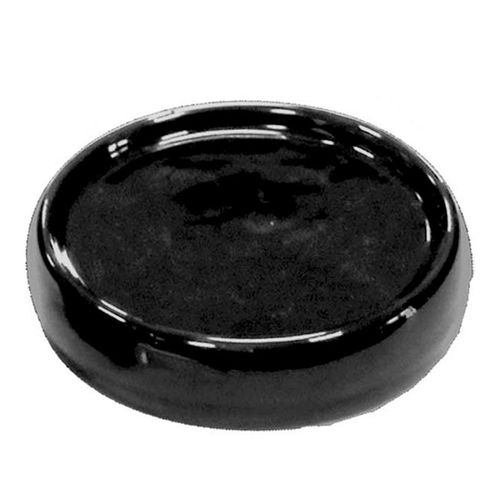 Porte Savon en Céramique "Bullea" 10cm Noir