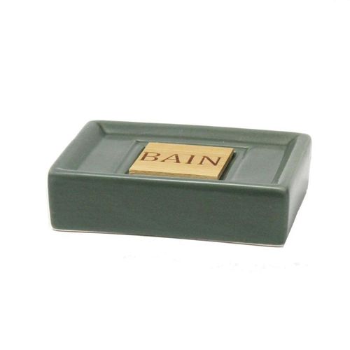 Porte Savon Vintage "Cerawood" 11cm Kaki