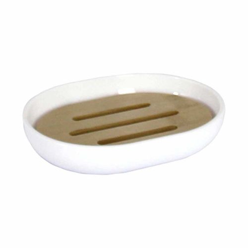 Porte Savon Design "Smart" 12cm Blanc