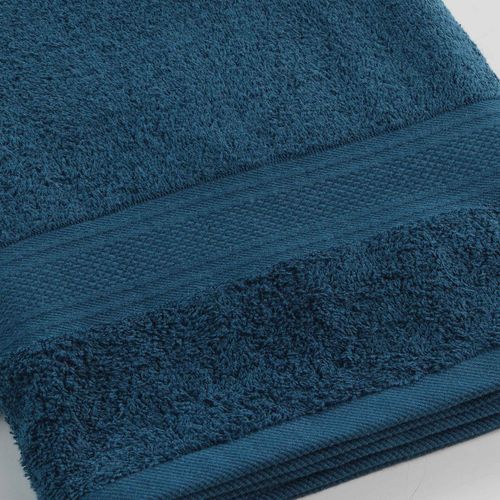 Serviette De Bain 90x150 Cm Eponge Bleu Nuit