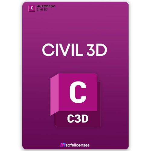 Autodesk Civil 3d - Clé Cd 1 Appareil, 3 Ans