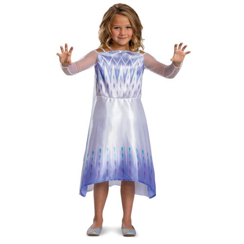 Déguisement Classique Blanc Elsa La Reine Des Neiges2 Fille - Taille: 7 - 8 Ans (124 - 136 Cm)