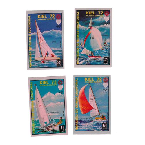 Guinnée Equatoriale - Kiel 72 - Lot De 6 Timbres