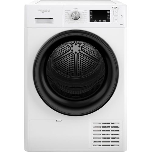 Whirlpool FFTB M229 X2B FR Sèche-linge Blanc avec porte noire - Chargement frontal