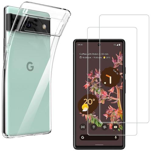 Coque Pour Google Pixel 6 Et 2 Verres Trempe Film Protection Ecran Phonillico©