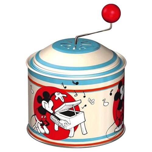 Boite A Musique Mickey Jouet Manivelle Enfant Metal