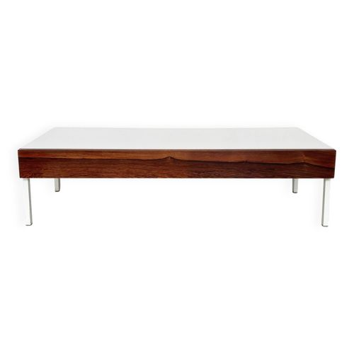 Console Basse Interlbke Vintage Blanc