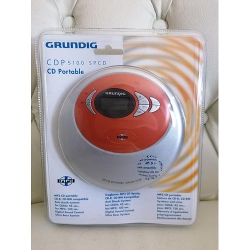 Baladeur MP3 CD Portable Grundig CDP 5100 SPCD Compatible CD-R et CD-RW