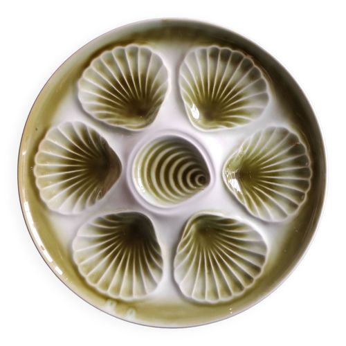 Assiette Hutres Vintage Du Moulin Des Loups Vert
