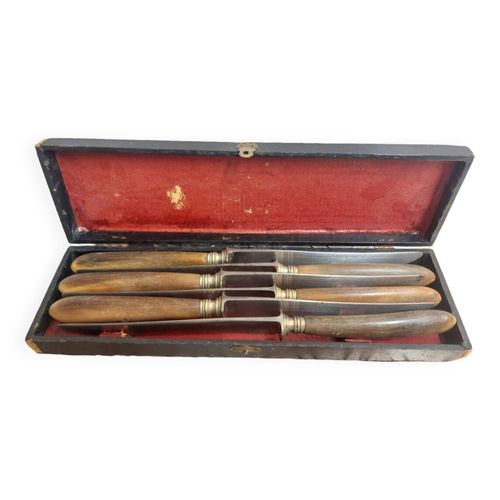 Lot De 6 Anciens Couteaux Dc Paris Argent
