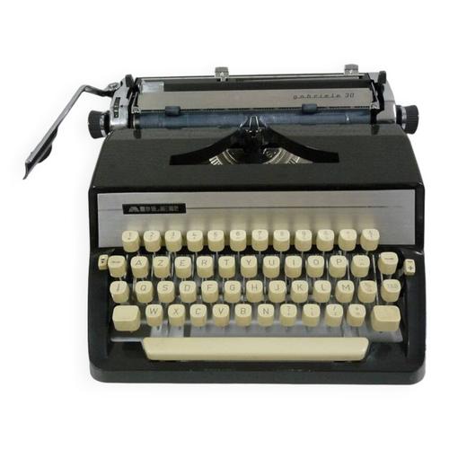 Machine Crire Adler Modle Gabriele 35 Noir Azerty Fonctionne Noir