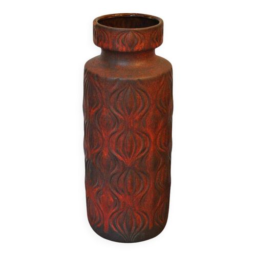 Grand vase Fat Lava WGermany rouge