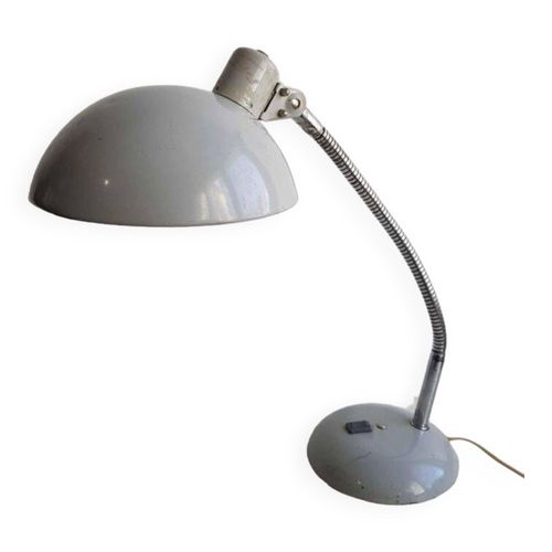 Lampe Vintage Industrielle En Aluminium Gris Gris
