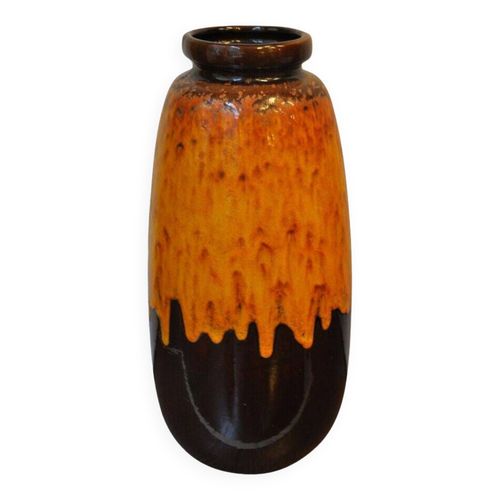 Grand vase Fat Lava WGermany orange