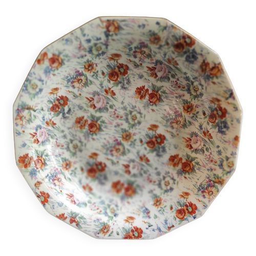 Saladier Vintage Du Tallec Limoges  Dcoration Florale Colore Multicolore