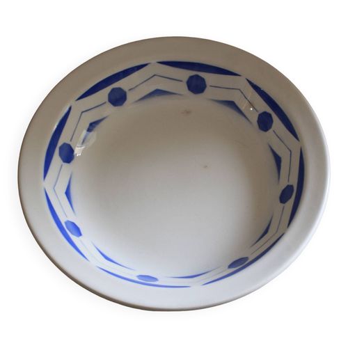 Plat Creux Digouin Sarreguemines Modle  Bleu