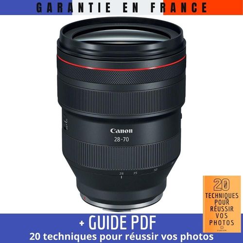 Canon RF 28-70mm f/2L USM + Guide PDF MCZ DIRECT '20 TECHNIQUES POUR RÉUSSIR VOS PHOTOS'