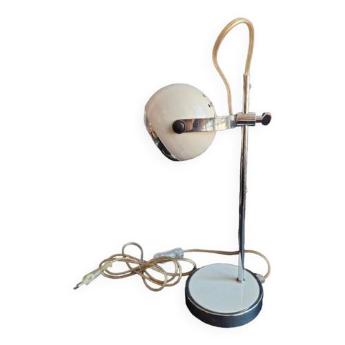 Lampe Eyeball Blanche Vintage Blanc
