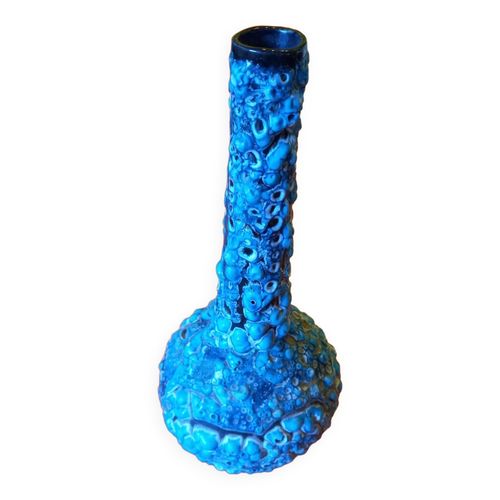 Soliflore fat lava bleu bleu
