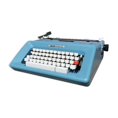 Machine Crire Olivetti Studio 46 Bleu