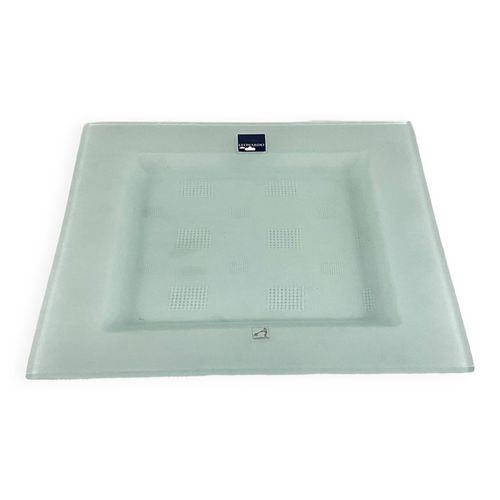 CendrierVide poches design en verre Leonardo transparent