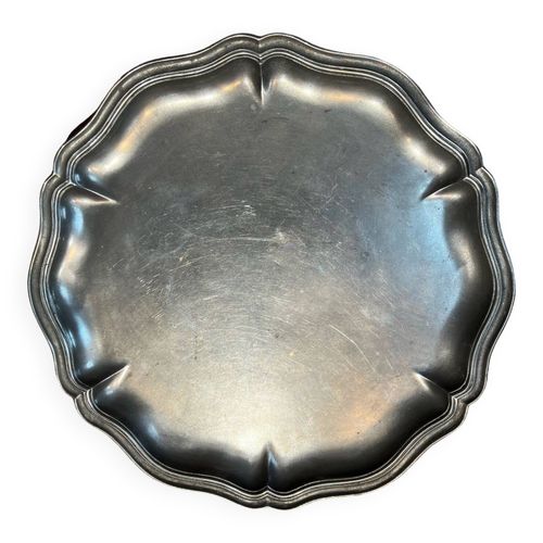 Plat Circulaire Festonn En Tain Jean Baptiste Oudart Argent