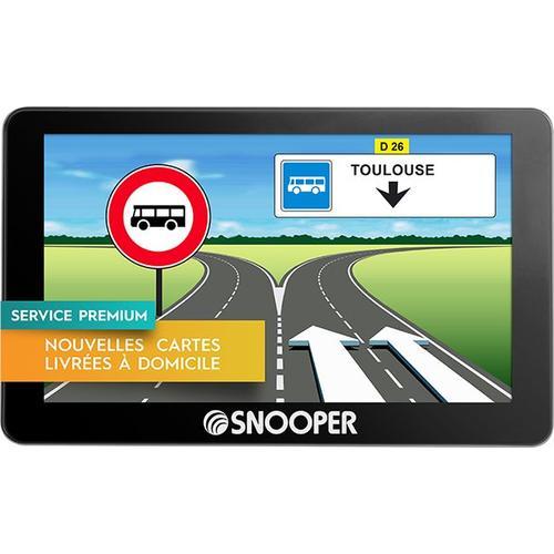 GPS Autocar Snooper AC2400 Premium - 4,3 Pouces, Carte Europe, POI pour autocar, zones de danger