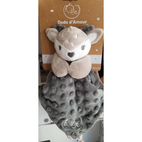 Doudou Biche Dodo D'amour Plat Mouchoir Jouet Bebe Naissance Soft Toy Baby