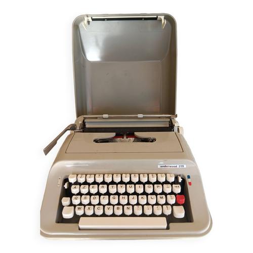 Machine Crire Underwood 319 Design Mario Bellini Olivetti Gris