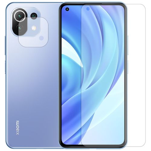 Verre Trempé Pour Xiaomi Mi 11 Lite 5g Ne + Verre Trempé Camera Arrière Protecteur - Film Protection En Verre Trempé - Visiodirect -