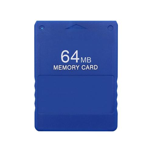 Carte Mémoire De 64 Mo Pour Console De Jeu Ps2 Accessoires - Bleu