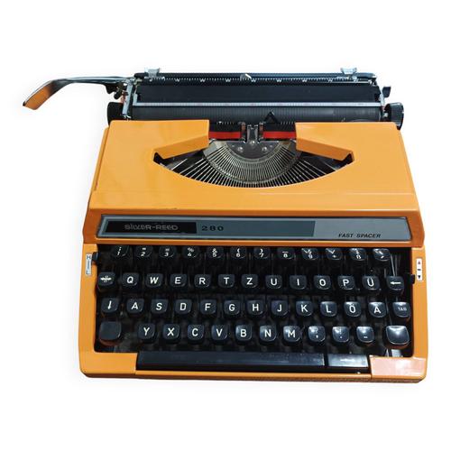 Machine Crire Silver Reed 280 Fast Spacer Orange Qwertz Orange